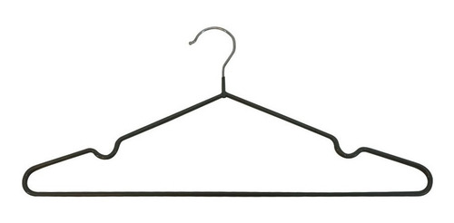 Imagen 4 de 4 de 10 Perchas Antideslizantes De Acero Engomado Premium