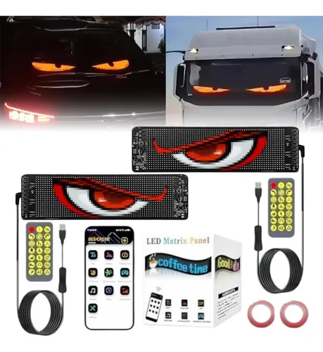 comprar Olhos De Led Para Para-brisa De Carro, 7x17,3cm 2pcs 2025