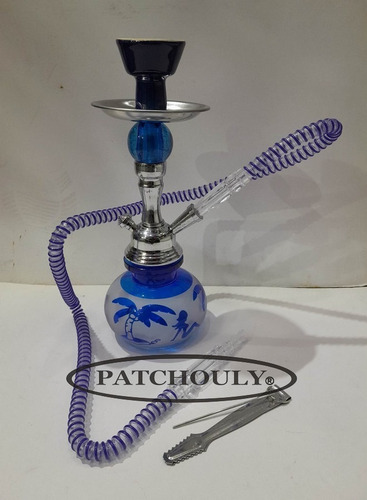 Imagen 5 de 8 de Narguile Pipa Agua Narguila Shisha Hookah 1 Manguera 28 Cm.