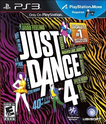 Jogo Just Dance 4 Playstation 3 Ps3 Dança Ps Move Game