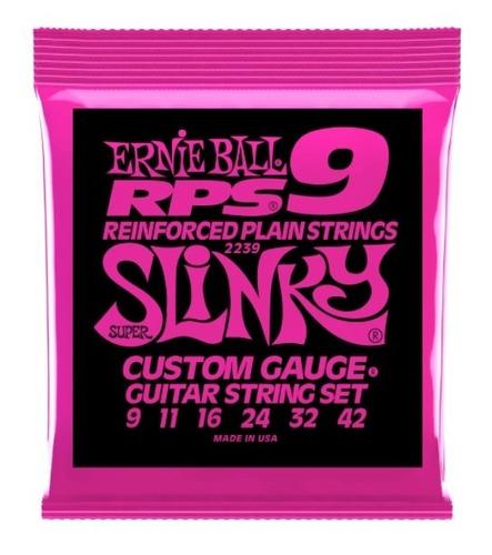 Ernie Ball Cuerdas Guit Electrica Slinky Rps Nick Wound 9-42