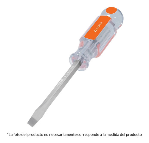Imagen 1 de 5 de 14116 Truper Desarmador Plano Barra Cuadrada Acetato 3/8 12