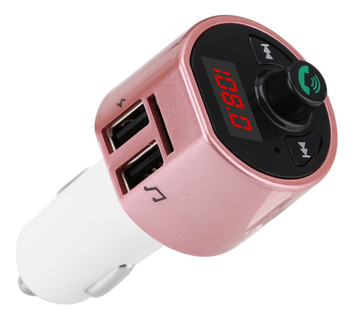 Adaptador De Radio Fm Inalámbrico Pink Transmitter Para Coch