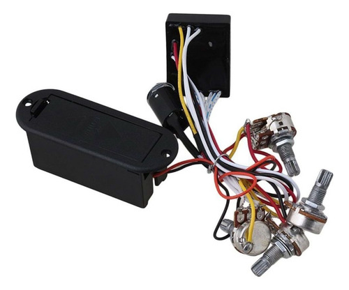 M Circuito De Preamplificador Ecualizador De Bajo Activo De