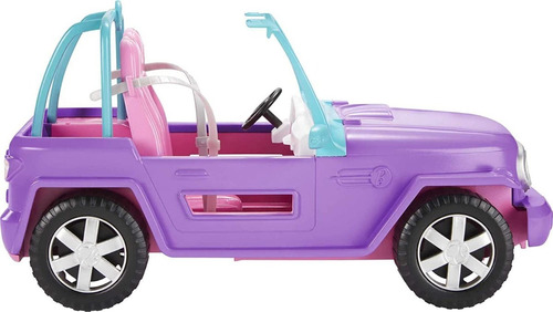 Carro Barbie Convertible Para Muñeca Jeep Playa Mattel