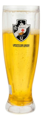 Copo De Cerveja Time Vasco Licenciado 450 Ml Cor Transparente