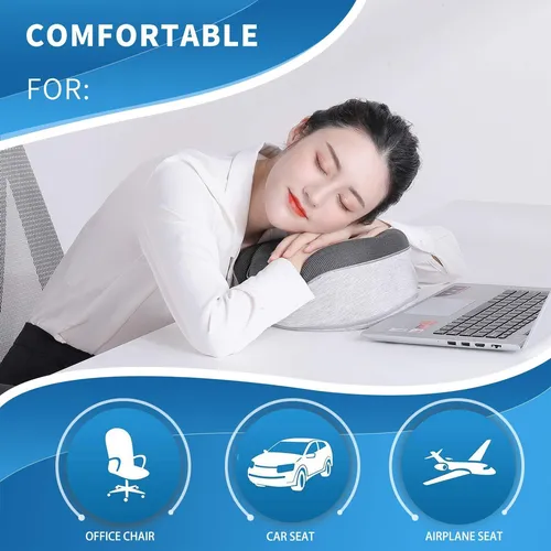 Almohada De Cuello De Viaje Ubeuonly Ajustable Espuma