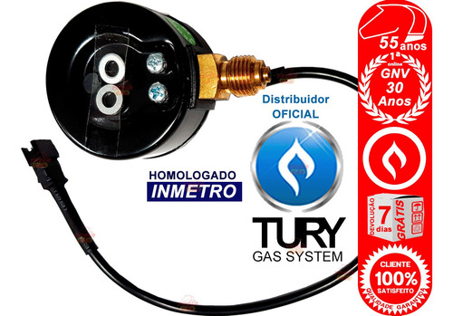 Imagem 3 de 6 de Manômetro Tury T800 Original T1000 Igt Ares Sgv Eurogas E40