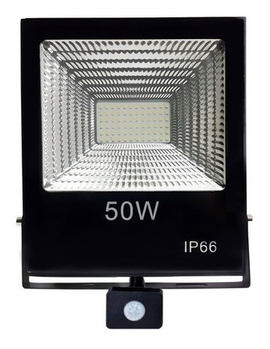 Foco Led Con Sensor De Movimiento 50w Ip66 Para Exterior D