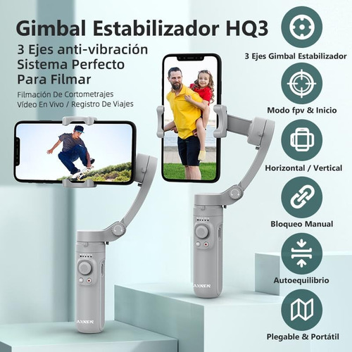 Estabilizador Para Celular 3 Ejes,gimbal Inteligente De