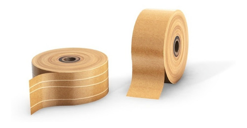 Kit 5 Rolos 1,6kg Cada Papel Gomado 80mm  Com Reforço 
