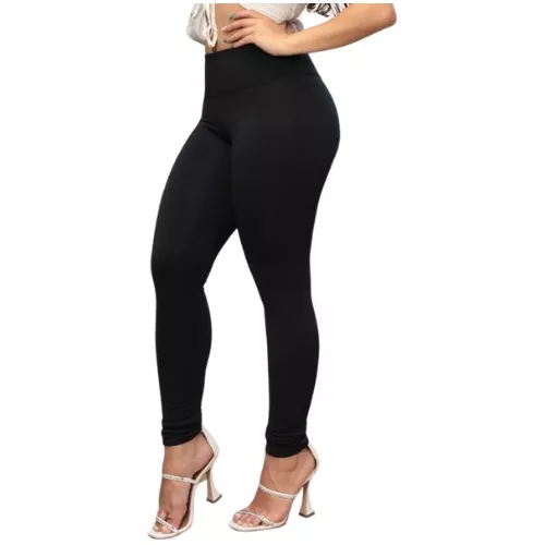 Calça Legging Forrada/Flanelada Ñ Fica TRANSPARENTE