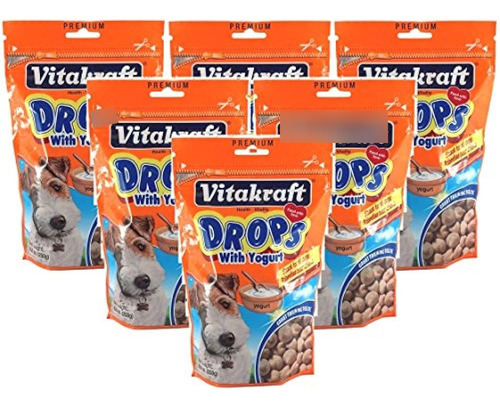 Gotas Vitakraft Con Yogur Perro Tratar Aperitivos  Paquete D