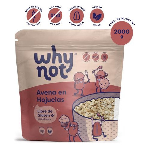 Avena En Hojuelas Why Not 2 Kg - Kg a $24650