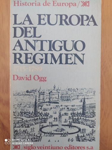 La Europa Del Antiguo Régimen - David Ogg