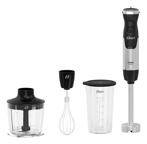Mixer Power Oster Black Inox 3 Em 1