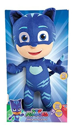 Peluche De Heroes En Pijama-gato Azul, 14.0in. Just Play