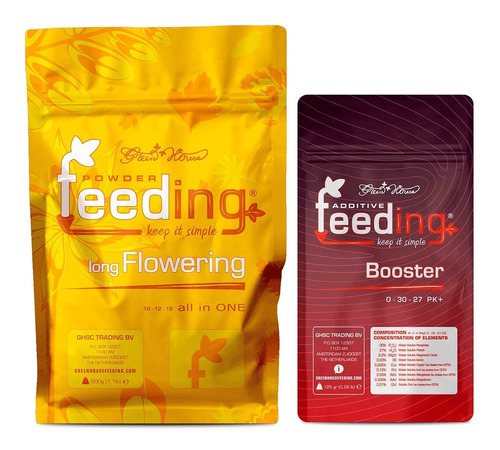 Fertilizante Powder Feeding Long 500grs Pk Booster 125gr
