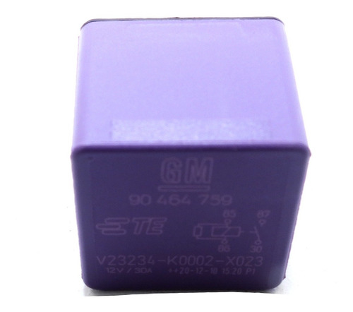 Relevador Relay Bomba Gasolina Chevy Original Morado