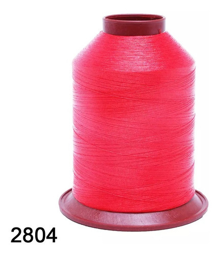 Linha Ricamare Para Bordar Vc 4000m 100% Poliéster Cor 2804- Rosa Neon