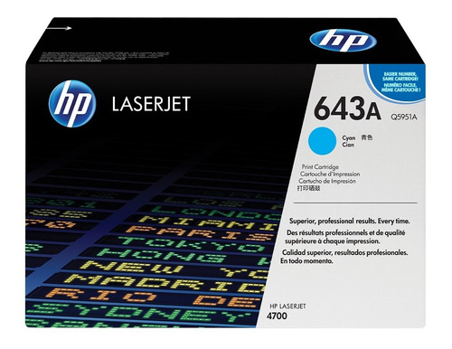 Cartucho Toner Original Hp Laserjet 643a 4700 Colores Csi