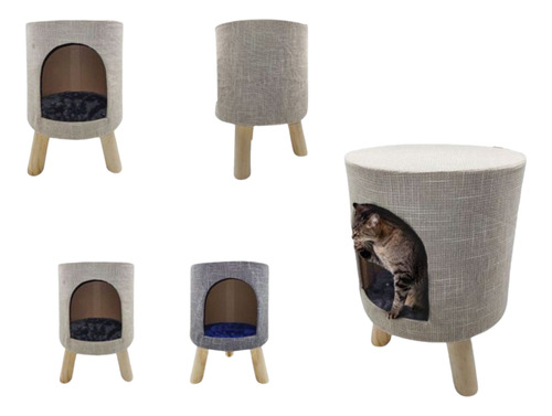 Cama Rascadora Para Gatos Mascotas 43 Cm