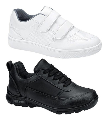 Zapato Escolar Casual Kit 2 Pares Mirage Sintetico 1054120
