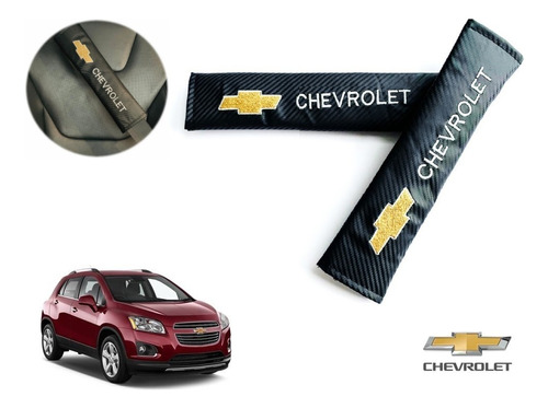 Par Almohadillas Cubre Cinturon Chevrolet Trax 2016