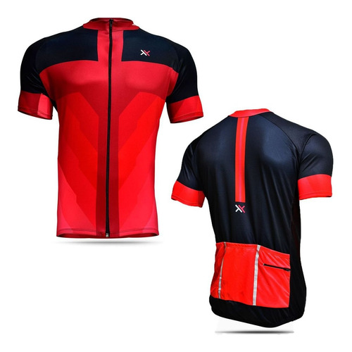 Camisa Masculina Ciclismo Mattos Bike Vermelho Sport