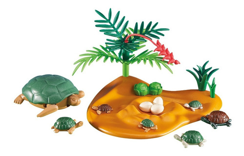 Playmobil 6420 Tortuga Con Sus 6 Bebés En Stock!!!!