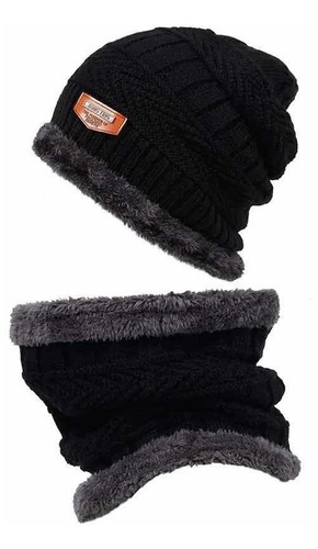 Gorro Bufanda Cuello Cálido Unisex Para Invierno Frío Polar