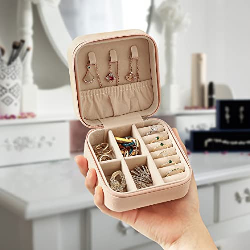 Estuche De Viaje Zprow Para Joyas, Cajas De Viaje De Joyería