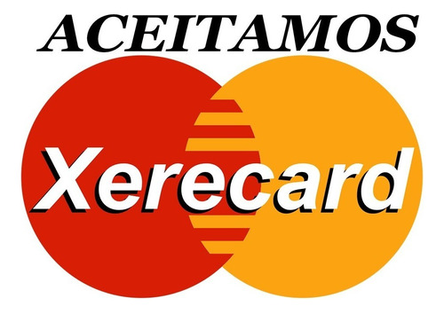 Adesivo Aceitamos Xerecard Mastercard 11x7cm