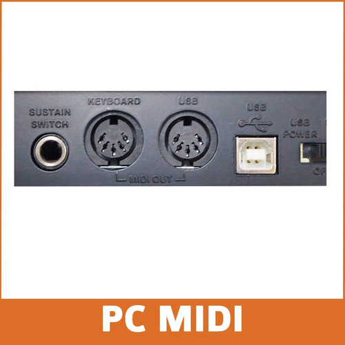 Imagen 7 de 10 de Teclado Midiplus Ak490 Midi Usb 49 Teclas Sensitivas