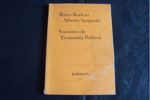 Nociones De Economia Politica - Mario Burkun