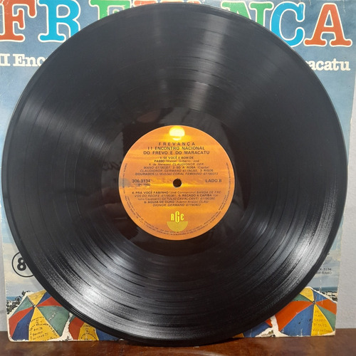 Imagem 3 de 6 de Vinil Lp Frevança Encontro Nacional Do Frevo E Maracatu Sgdo