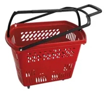 Comprar Kit 5 Cestos \u002F Cestinhas De Mercado Com Rodinhas
