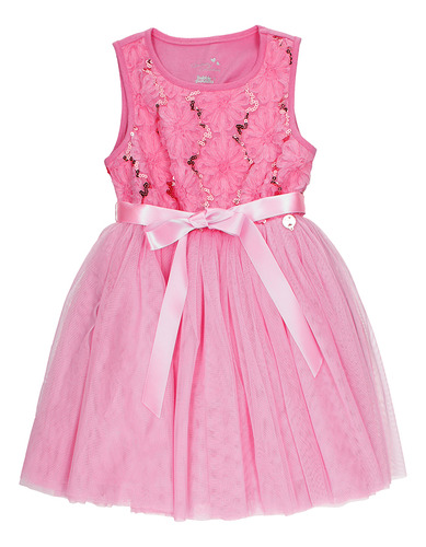 Vestido Niña Bubblegummers Christmas Rosado