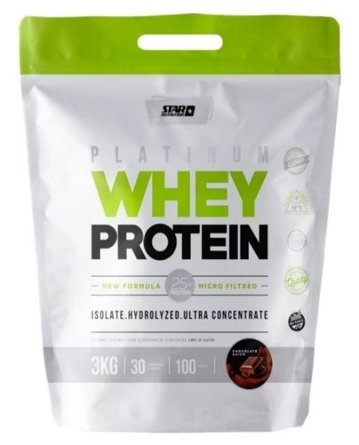 Whey Protein Star Nutrition Sabor Chocolate 3kgs.