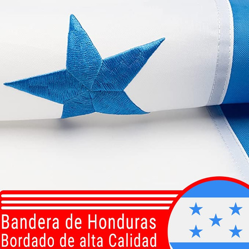 Bandera De Honduras Bordada Premium 90 X 150