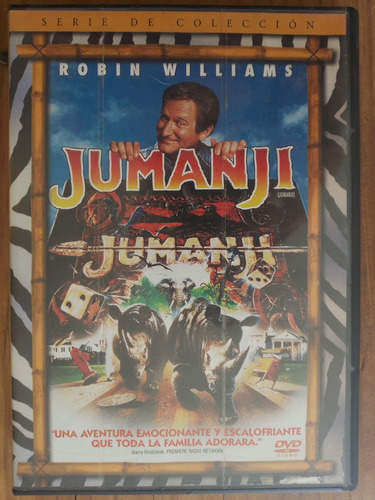 Dvd Película Jumanji, Robin Williams, Kirsten Dunst