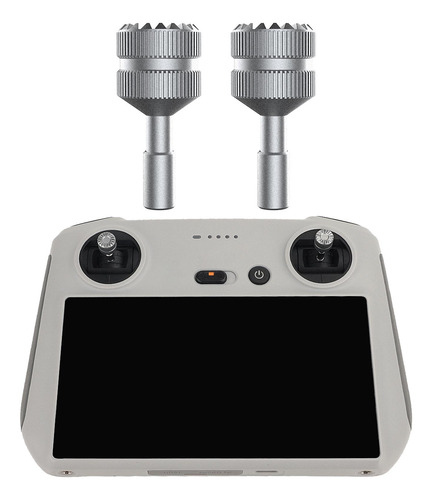 2x Extensión Del Mando A Distancia Joystick Stick Plata