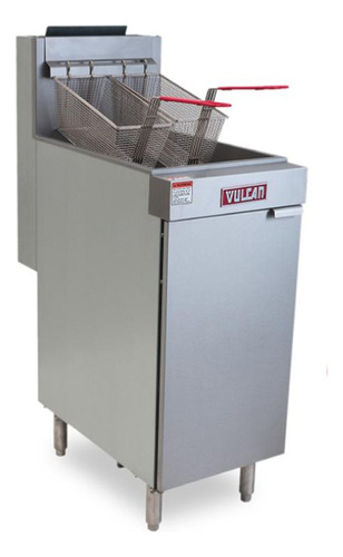 Fritadeira A Gás Glp Vulcan Profissional 23 Litros Zona Fria