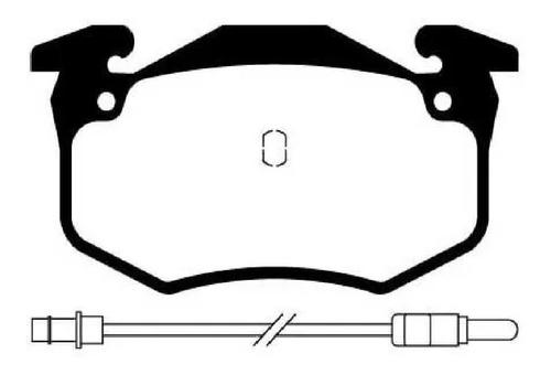Juego Pastillas De Freno Traseras Litton P/ Renault Safrane