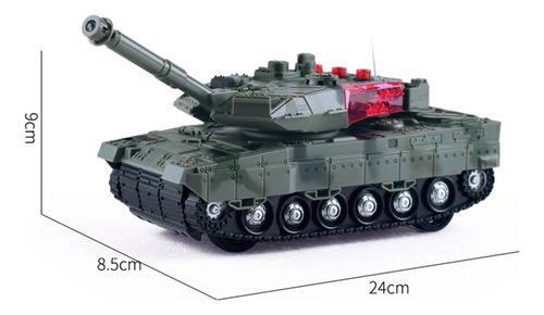 Radio Rc Para Tanque De Coche, Modelo De Vehículo Blindado,