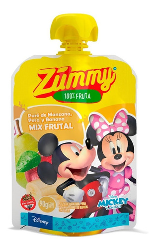 Imagen 4 de 4 de Zummy Disney X 54 Unidades - Sabor A Elección