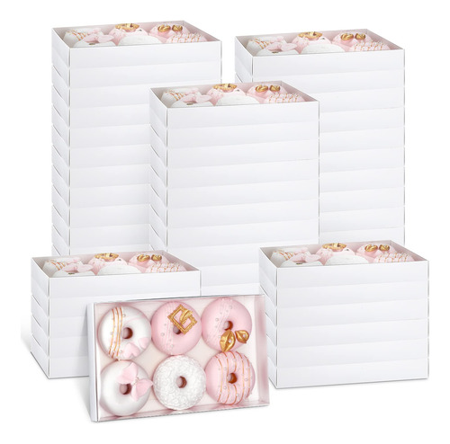 Karenhi 48 Cajas De Galletas Con Ventana Completa, Cajas De