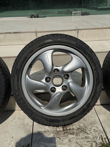 Pirelli 205/50r17 C/4 Llantas Con Rin Original De Porsche (Usado)