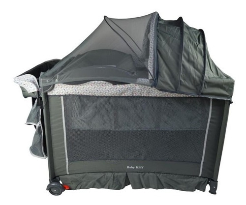 Imagen 3 de 5 de Cuna Corral Baby Kits Verona Gris