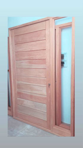 Imagen 5 de 9 de Puerta De Entrada, Exterior, Madera, Cedro